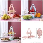 Two-Layer Folding Dessert Plate