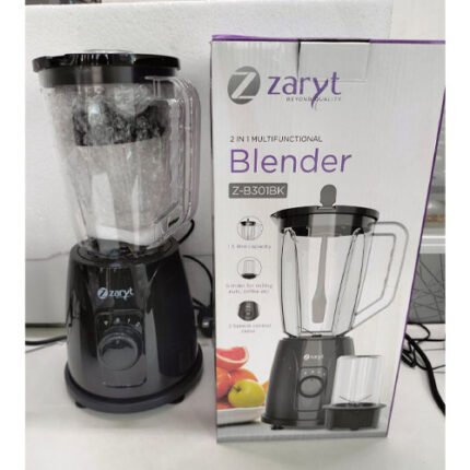Zaryat 2-in-1 Blender-Z-B301BK