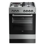 beko 60x60 3 gas + 1 wok hob Inox cooker -FSM61330DXDSL