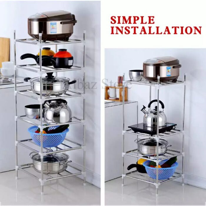 multi-purpose four-layer rack