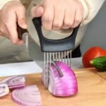 stainless steel comb-like food slice assistant1