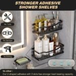 3pcs Set Shower Bathroom Organizer