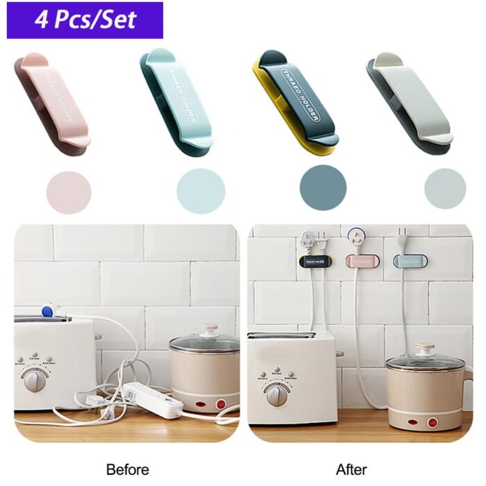 4-Piece Cable Organizer Set