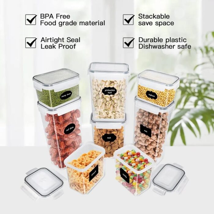 8PCS Food/Pantry Storage Containers