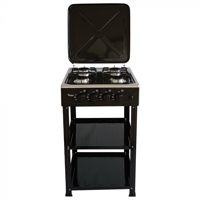 Ramtons 4 Burner Cooker With Shelf Stand