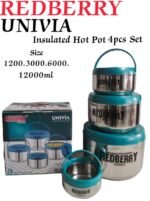 Redberry 4pcs Stainless Steel Insulated Hotpot Set