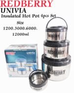 Redberry 4pcs Stainless Steel Insulated Hotpot Set - Image 2