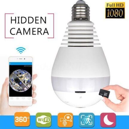 Smart Nanny Camera 2MP Bulb CCTV Camera