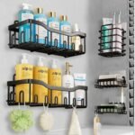 5-Piece Set Corner Shower Bathroom Organizer - Image 3