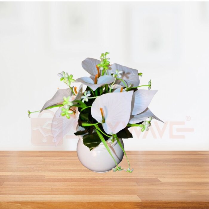 White Anthurium Artificial Plant