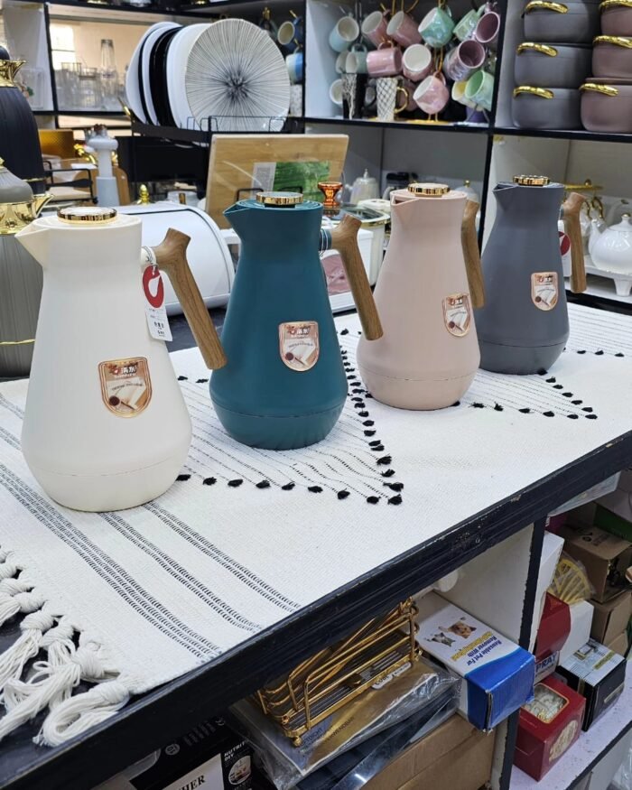 Wooden Handle Vacuum Flask-1.45L