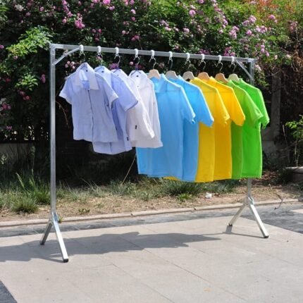 single Outdoor Clothes drying Rail -160cm