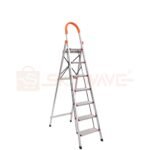 7 steps aluminum household ladder
