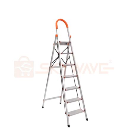 7 steps aluminum household ladder