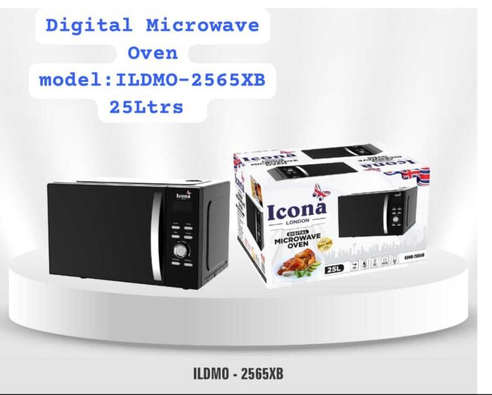 ICONA 25L Microwave Oven ILDMO-2565XB