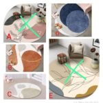 Modern minimalist round rugs - Image 2