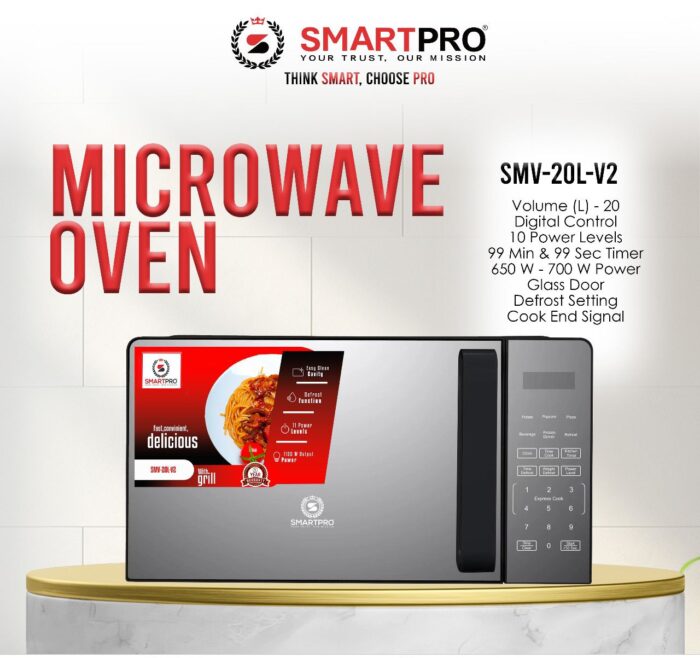 Smartpro digital microwave