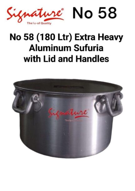 180 Ltr Aluminum Sufuria