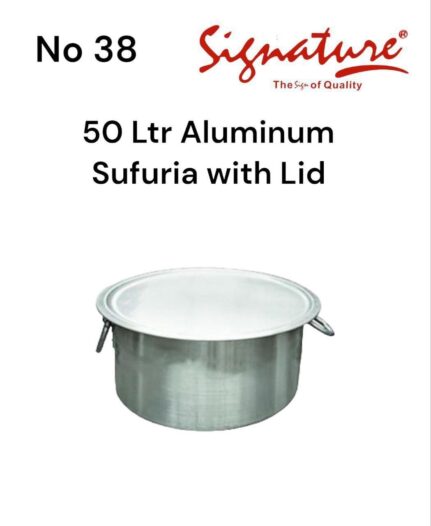 50 Ltr Aluminum Sufuria