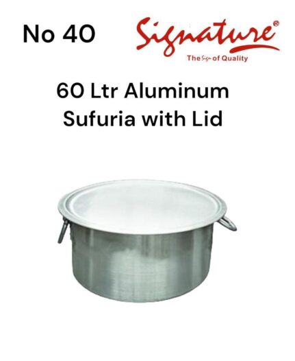 60 Ltr Aluminum Sufuria