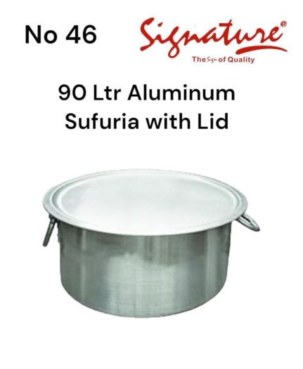 90 Ltr Aluminum Sufuria