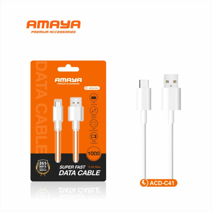 Amaya Data Cable Type-C 3A