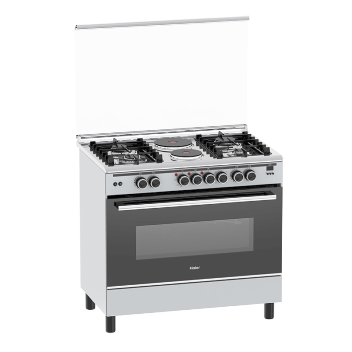 Haier 4Gas + 2Electric 90X60 Cooker with Electric Long Oven - HCR6042EDS