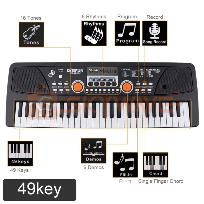 49 Keys Electronic Keyboard Piano