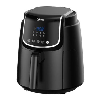 Midea Non Stick 4.7L Manual Air Fryer-1500W - Black-MF-CN40D2