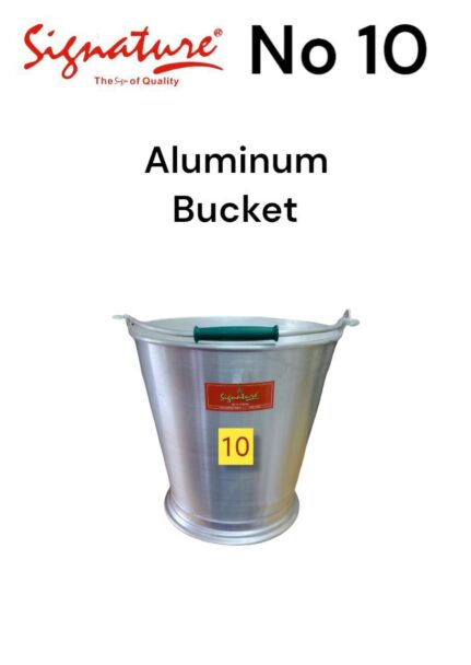 Signature 10 liters aluminum milk bucket