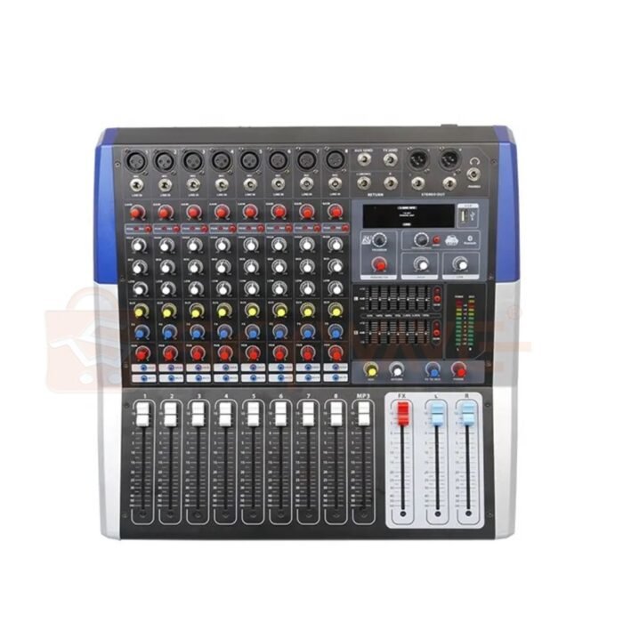 Professional digital audio mixer 8 channel