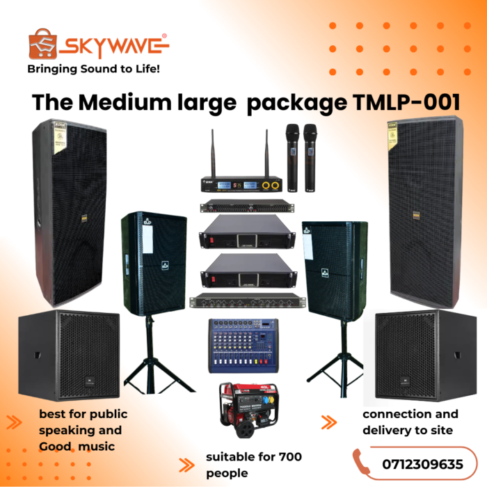 PA system for Hire 700 ppl - Medium large package TMLP-001