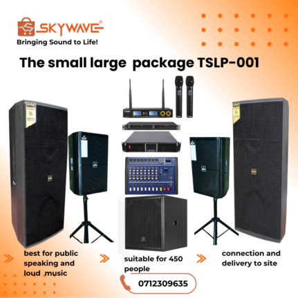 PA system for Hire 450 ppl - Small large Package TSLP-001