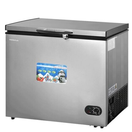 Vision Plus 200L Chest Freezers - Silver Finish