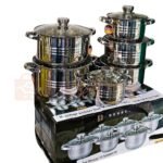 EDENBERG 12 pcs stainless steel cookware set