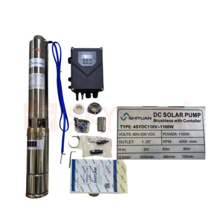 SHIYUAN solar submersible water pump 180m