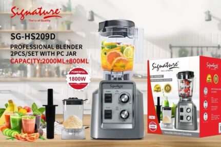 Signature Commercial Blender 2L + 800 ml Jar