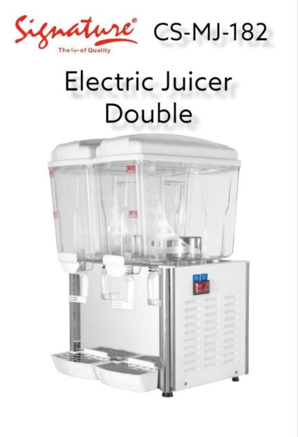 signature electric double juice dispenser