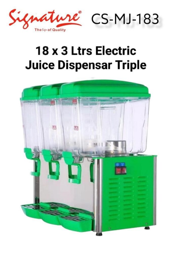 signature Electric Triple Juice Dispenser