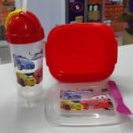 Combo cartoon-themed 2-in-1 Lunch Box