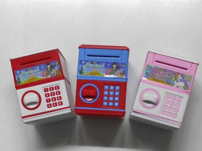 Manual mini kids home bank