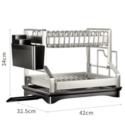 2-Tier Kitchen Dish Rack