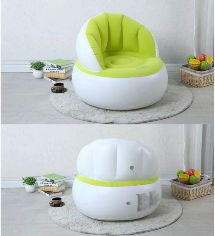 Comfortable Chair Pouf with Backrest