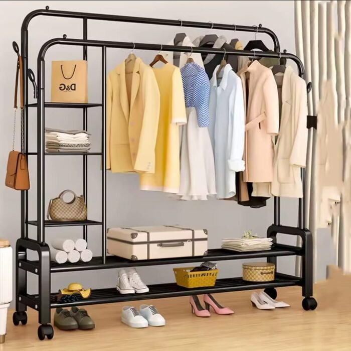 Double Layer Garment Rack