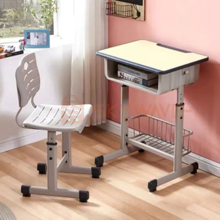 Height adjustable study table for kids