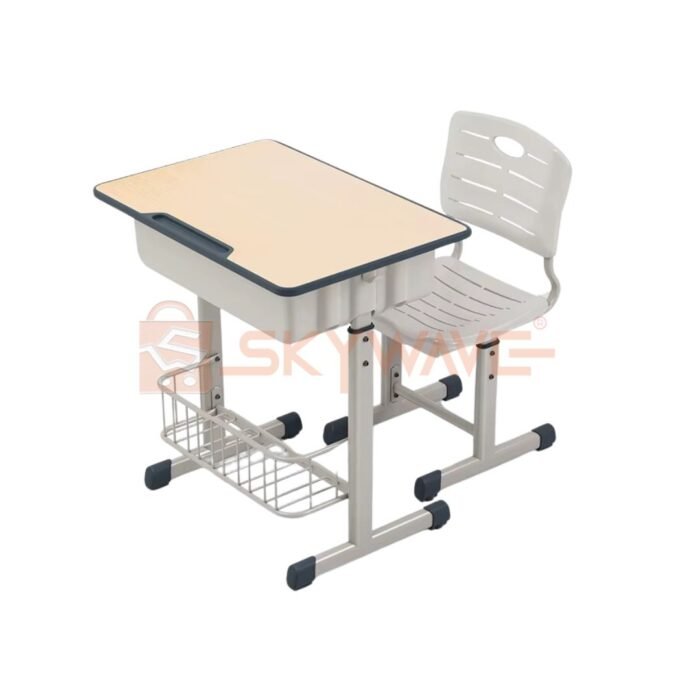 Height adjustable study table for kids