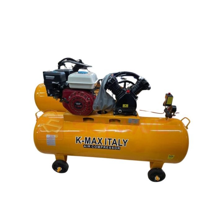 Kmax italy air compressor 200 liters petrol powered