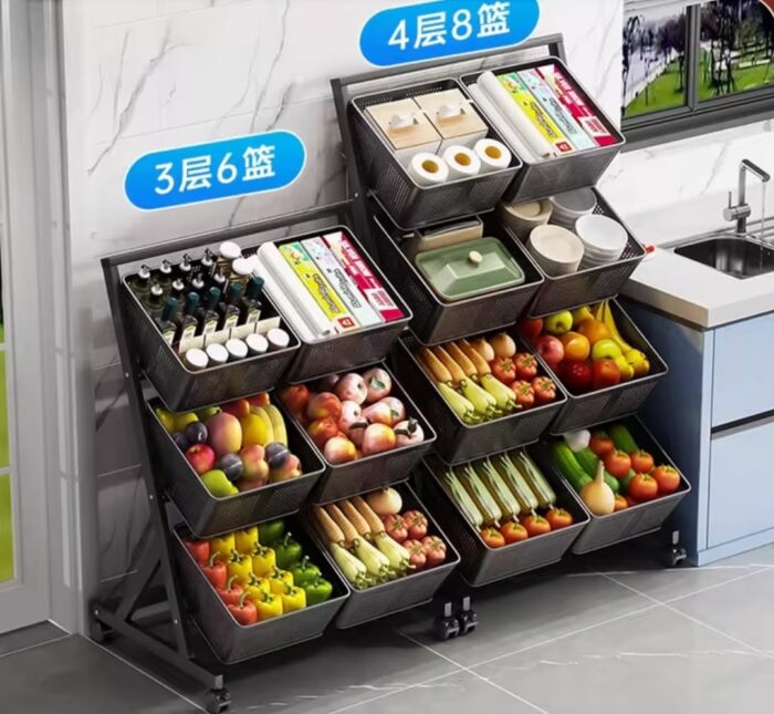 Multifunctional Vegetable and Fruits Storage Rack