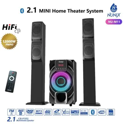 Nunix 2.1ch mini home theater system NU-M11