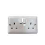 PowerMax 13A Twin wall Socket